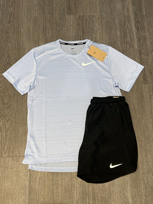 Nike Miler 1.0 & Nike Challenger Shorts Set - Cobalt Bliss