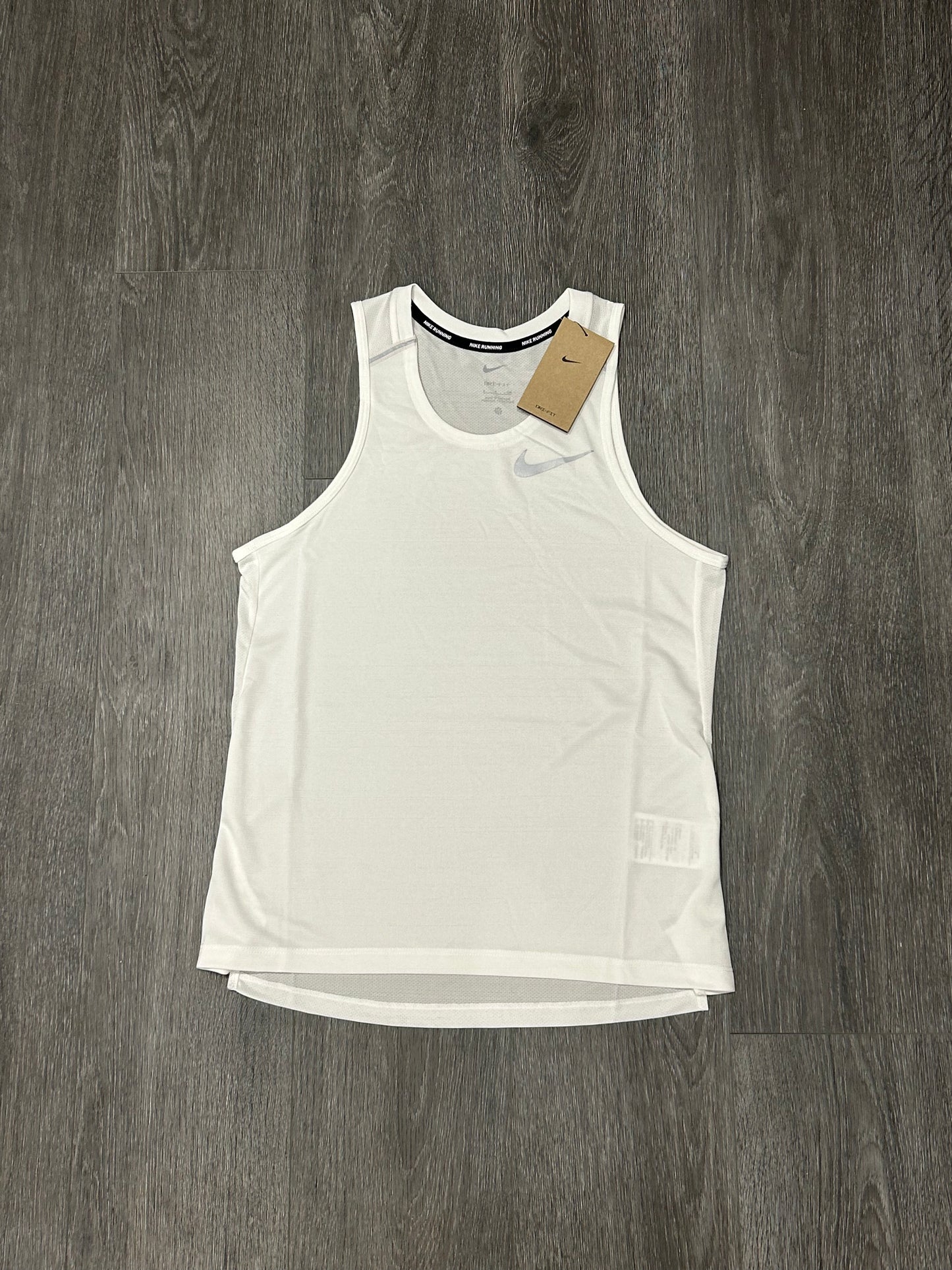 Nike Miler Vest Tops - White